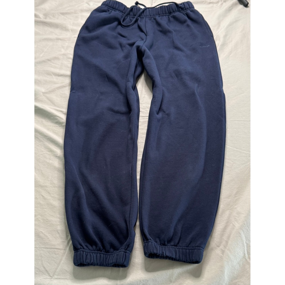 Garage Navy Fleece Jogger Sweatpants Women's M